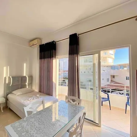 Gjoka Apartments, In Front Of Bougainville Bay Sarandë Zimmer foto