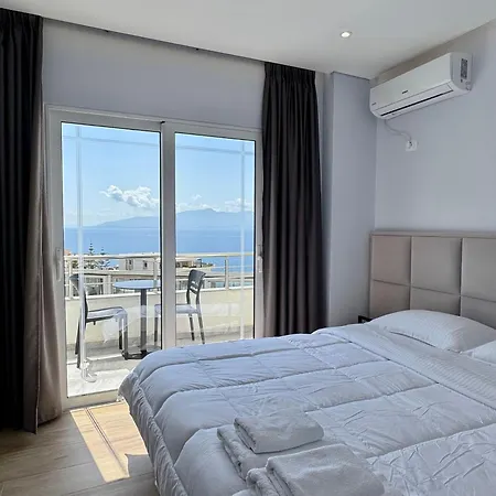 Gjoka Apartments, In Front Of Bougainville Bay Sarandë Exterior foto